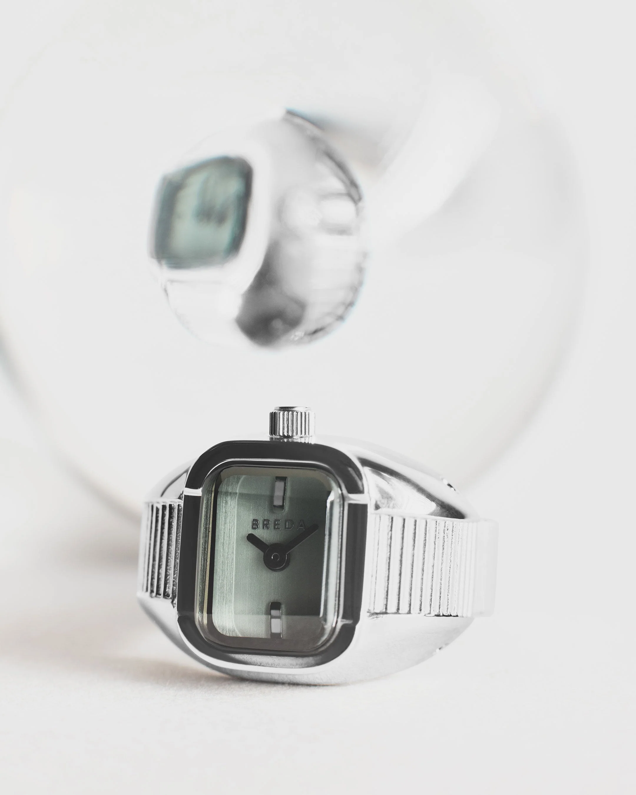 Nocturne Time Ring - Silver/Smoke - Image 8