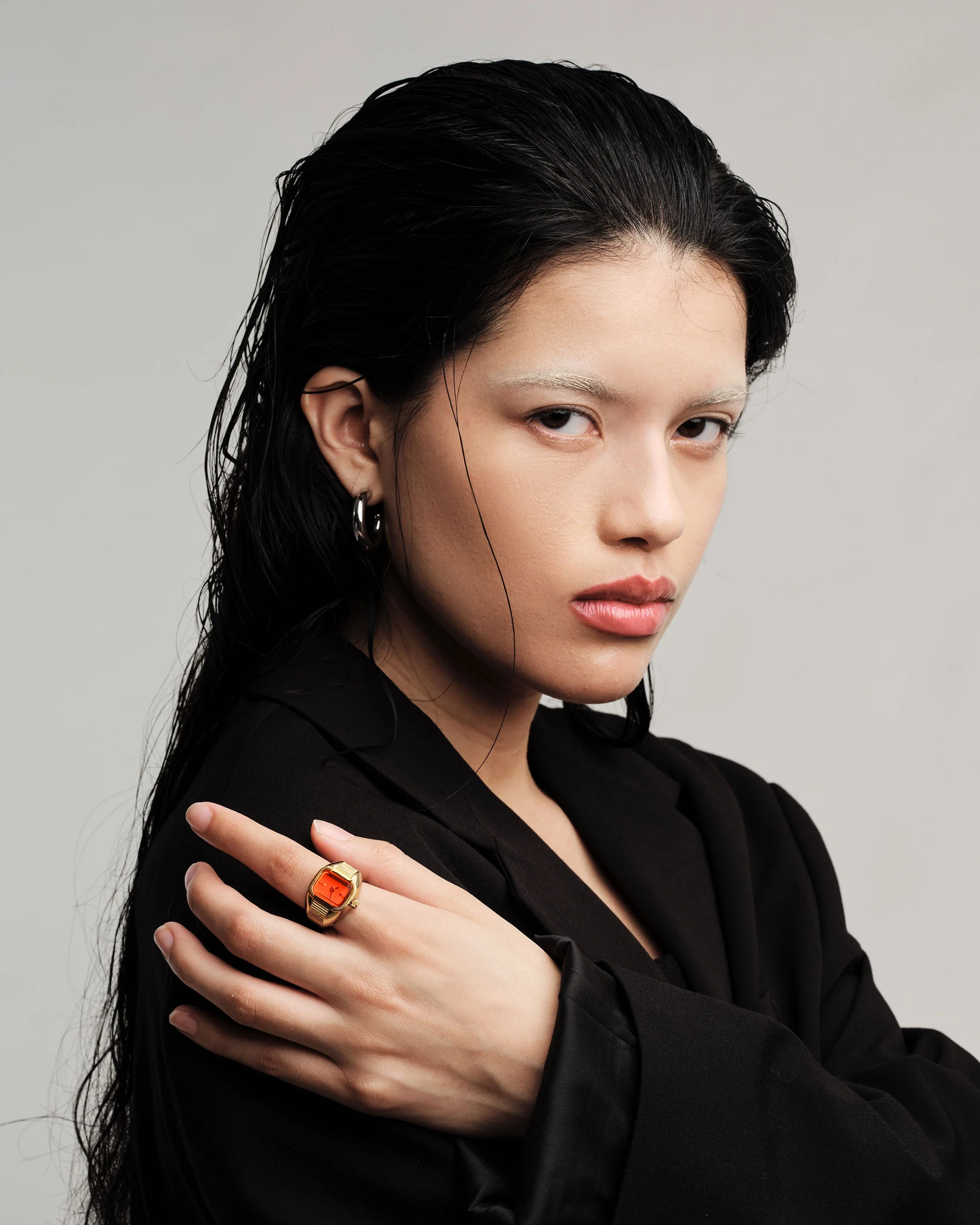 Nocturne Time Ring - Deep Gold/Flame - Image 7