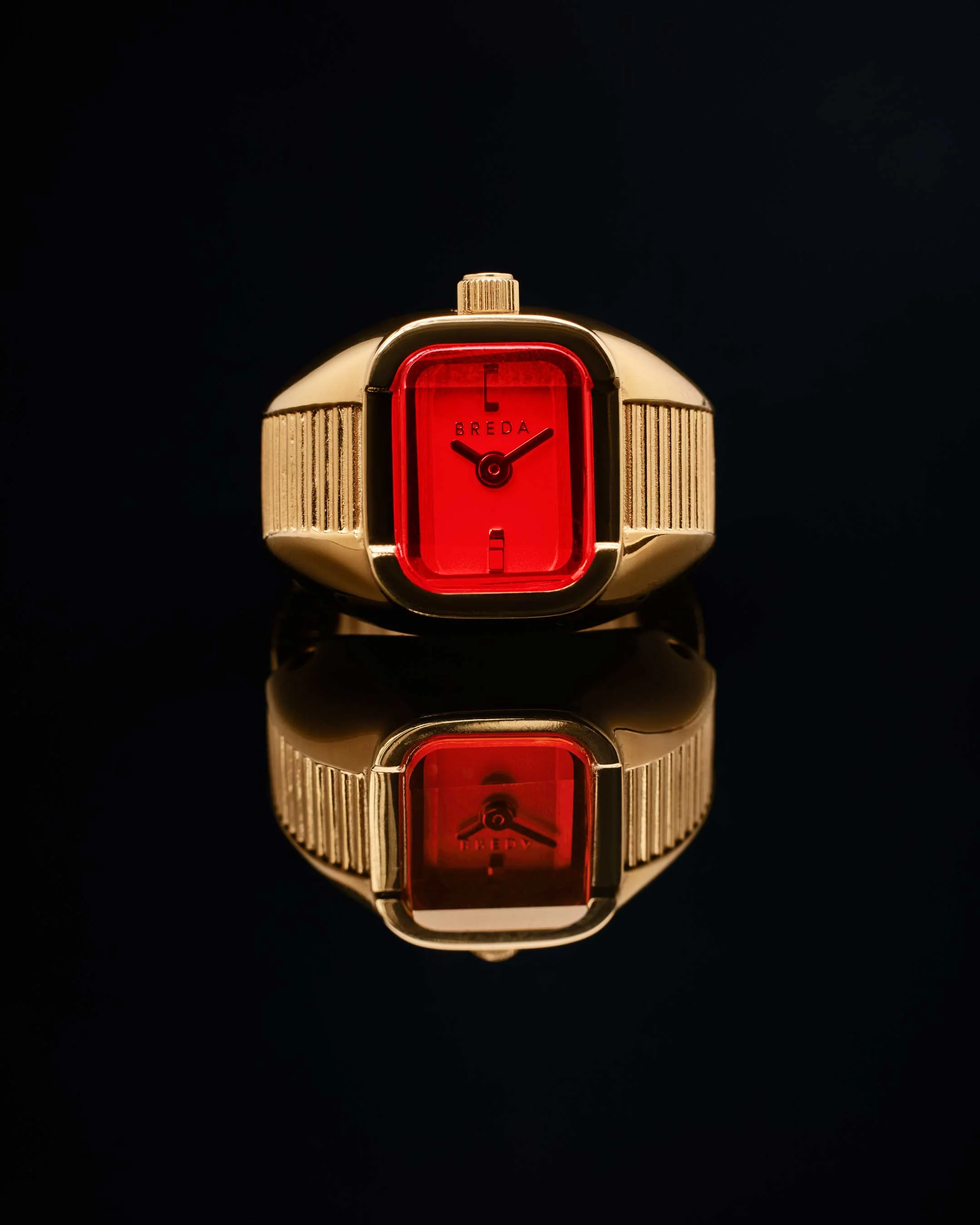 Nocturne Time Ring - Deep Gold/Flame - Image 9